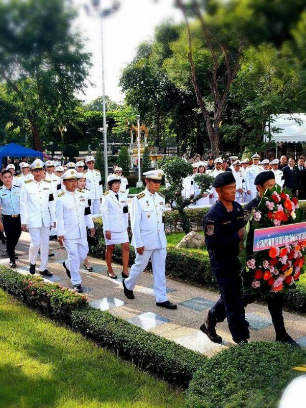 ทช.ร่วมพิธีวางพวงมาลาเนื่องในวันปิยมหาราช ประจำปี พ.ศ. 2559