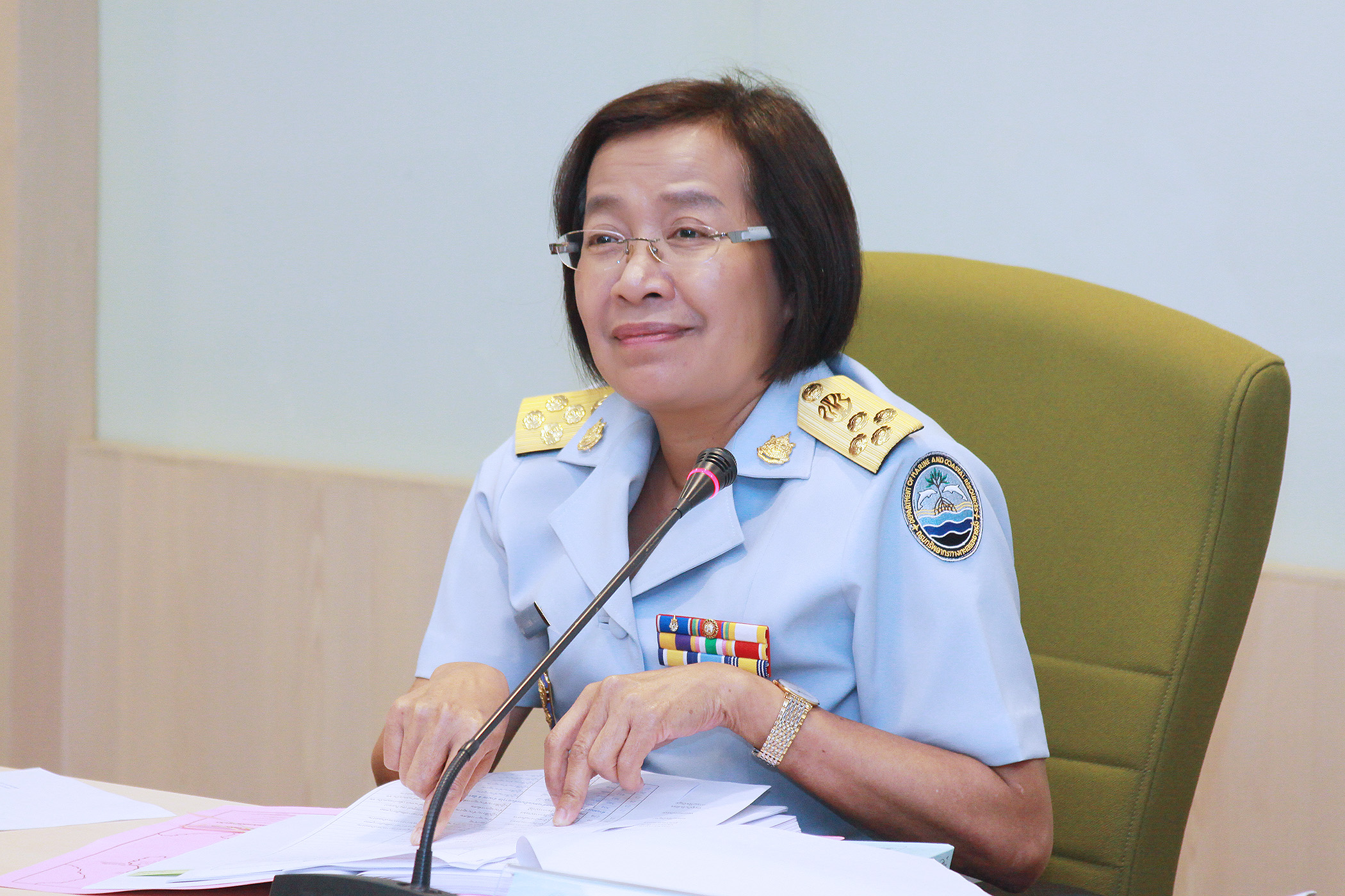 อทช.ประชุมหารือ อ.ก.พ. กรมทรัพยากรทางทะเลและชายฝั่ง