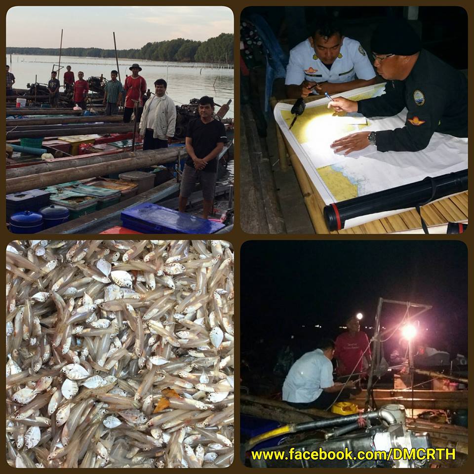 จับกุมเรืออวนรุน ๘ ลำ ทำประมงในแหล่งเพาะพันธุ์สัตว์น้ำ จันทบุรี