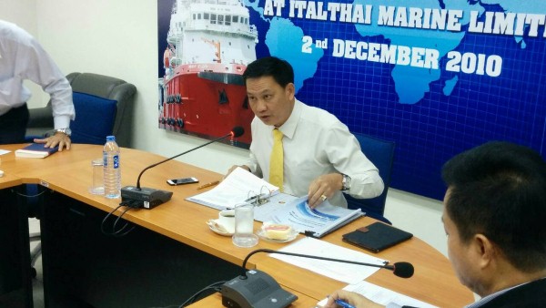 กรมทรัพย์ฯ ทางทะเล ตรวจงานต่อเรือส่งเสริมและสนับสนุนการฟื้นฟูทรัพยากรทางทะเลและชายฝั่ง