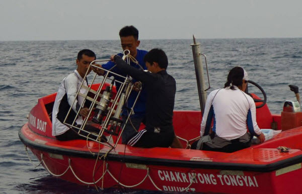 ทช.ตรวจสอบสภาพปะการัง เก็บตัวอย่างน้ำและแพลงก์ตอนพืช