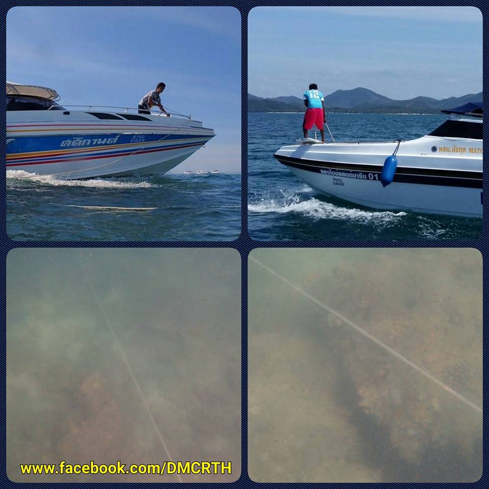 รวบรวมพยานหลักฐานดำเนินคดีทิ้งสมอเรือลงบนแนวปะการัง เกาะไข่ใน