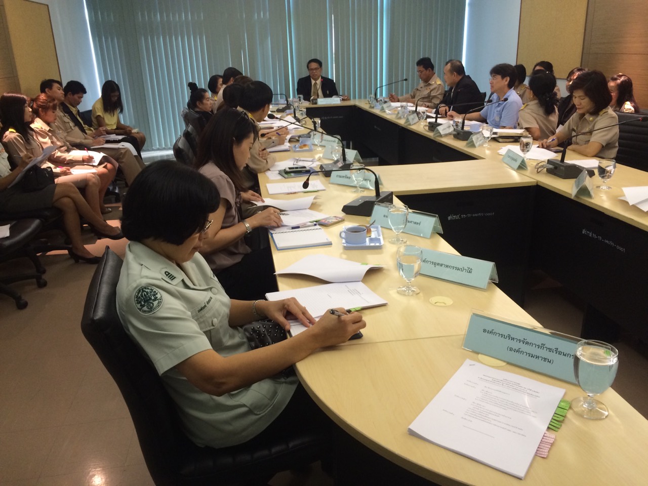 ทช.ร่วมประชุมเพื่อเตรียมความพร้อมในการจัดงานกาชาด ประจำปี 2558