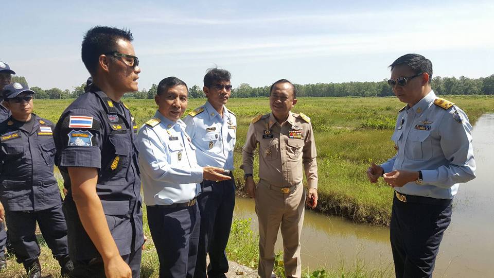 รองฯ โสภณ ลงพื้นที่ปฏิบัติการทวงคืนผืนป่าชายเลน