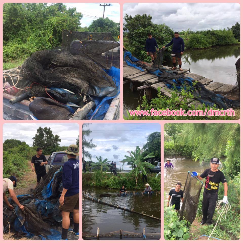 ยึดโพงพาง ในคลองที่เกาะเปริด