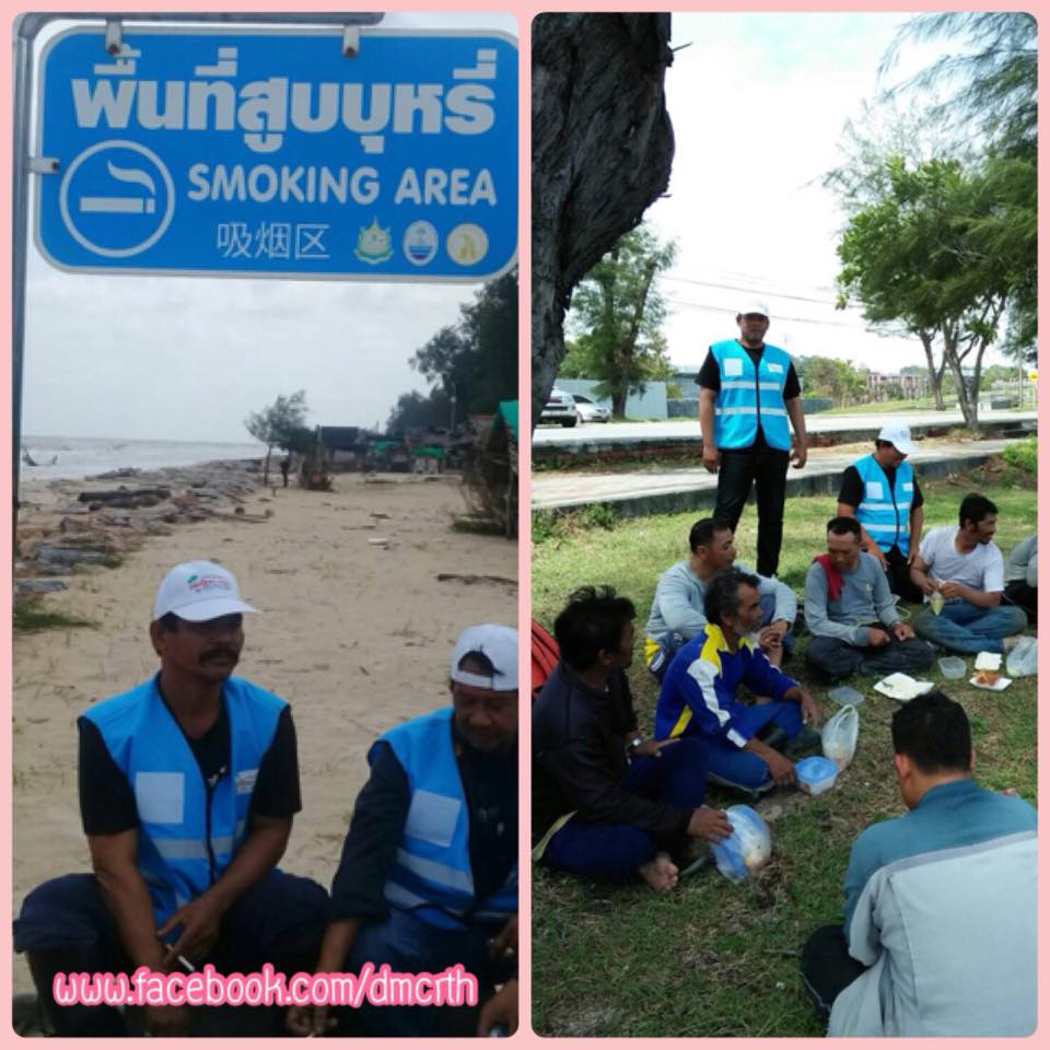 ชายหาดเมืองสงขลาและนครศรีฯ วันนี้พร้อมปลอดบุหรี่