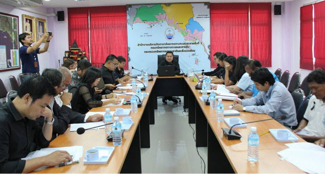 ประชุมคณะทำงานบริหารจัดการฟื้นฟูทรัพยากรและระบบนิเวศทางทะเลพื้นที่อ่าวระยอง