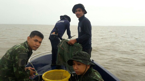 เจ้าหน้าที่ ทช.ตรวจยึดเครื่องมือลอบพับหรือไอ้โง่