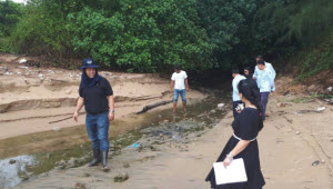 ผลการตรวจสอบกรณี การปล่อยน้ำเสียลงทะเล บริเวณอ่าวบางสน ชุมพร