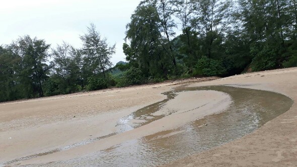 สบทช.4 สนธิกำลัง ลงพื้นที่ตรวจสอบกรณีนายทุนปล่อยน้ำเสียลงสู่ทะเล