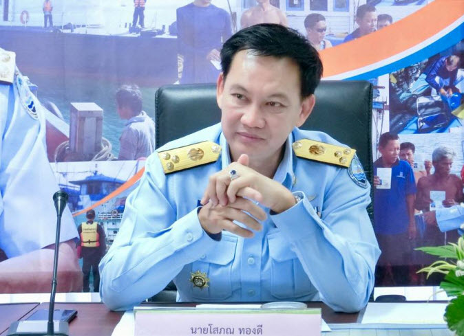 รองฯโสภณ ลงพื้นที่ติดตามการแก้ไขปัญหาการทำประมงผิดกฎหมาย(IUU Fishing)
