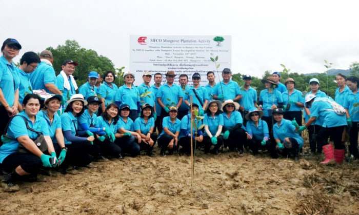 สบทช.8 ร่วมกับสยามชัยอาหารสากล ปลูกป่าชายเลนคืนสมดุลให้ระบบนิเวศ