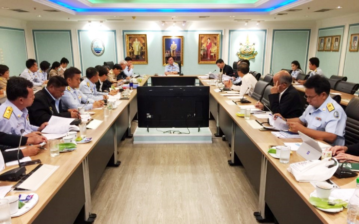 ประชุมผู้บริหารกรมทรัพยากรทางทะเลและชายฝั่ง