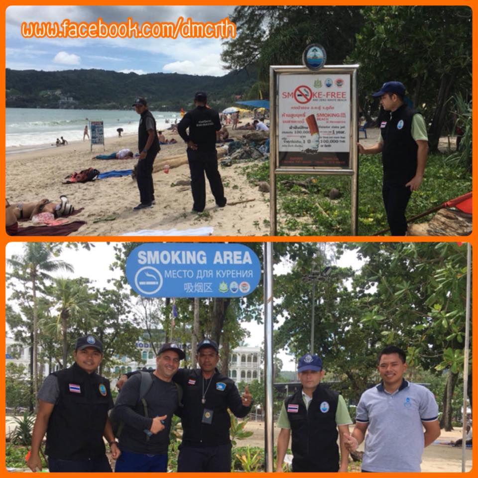 ๕ เดือนผ่าน ชายหาดปลอดบุหรี่ที่หาดป่าตอง