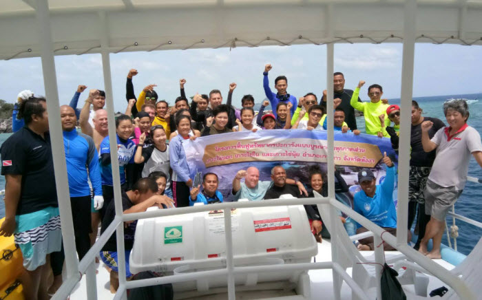 ทช.นำทีมนักดำน้ำฟื้นฟูทรัพยากรปะการังแบบบูรณาการทุกภาคส่วน