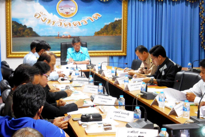 สบทช.1 ประชุมคณะกรรมการทรัพยากรทางทะเลและชายฝั่งจังหวัดตราด