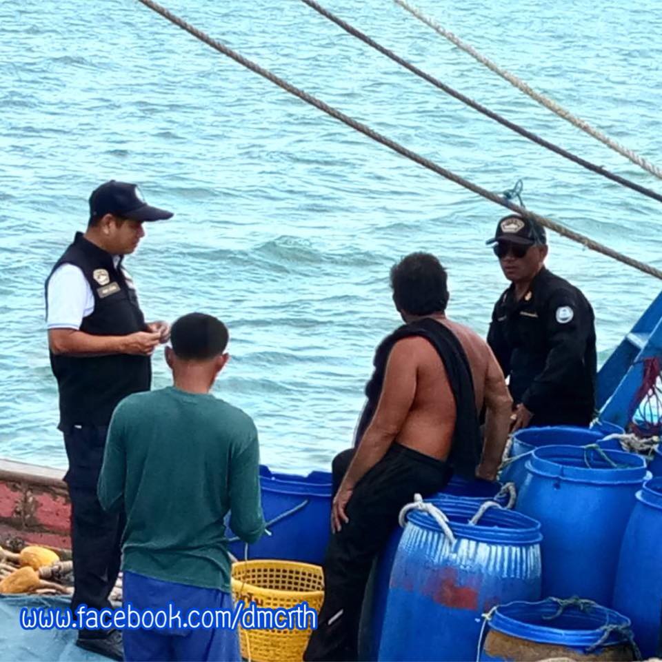 ตรวจเรือประมงสงขลา ไม่พบผิดกฎหมาย