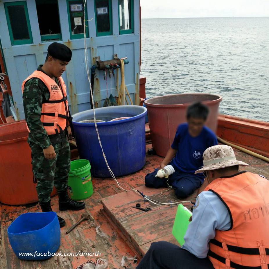 ตรวจเรือประมงสุราษฎร์ธานี ไม่พบผิดกฎหมาย