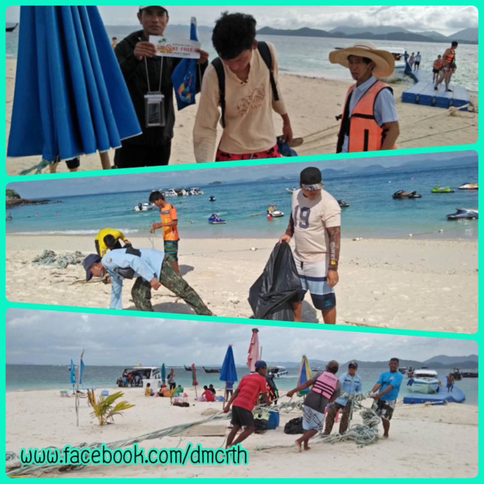 รณรงค์ชายหาดสะอาด ปลอดบุหรี่ ที่เกาะไข่ พังงา