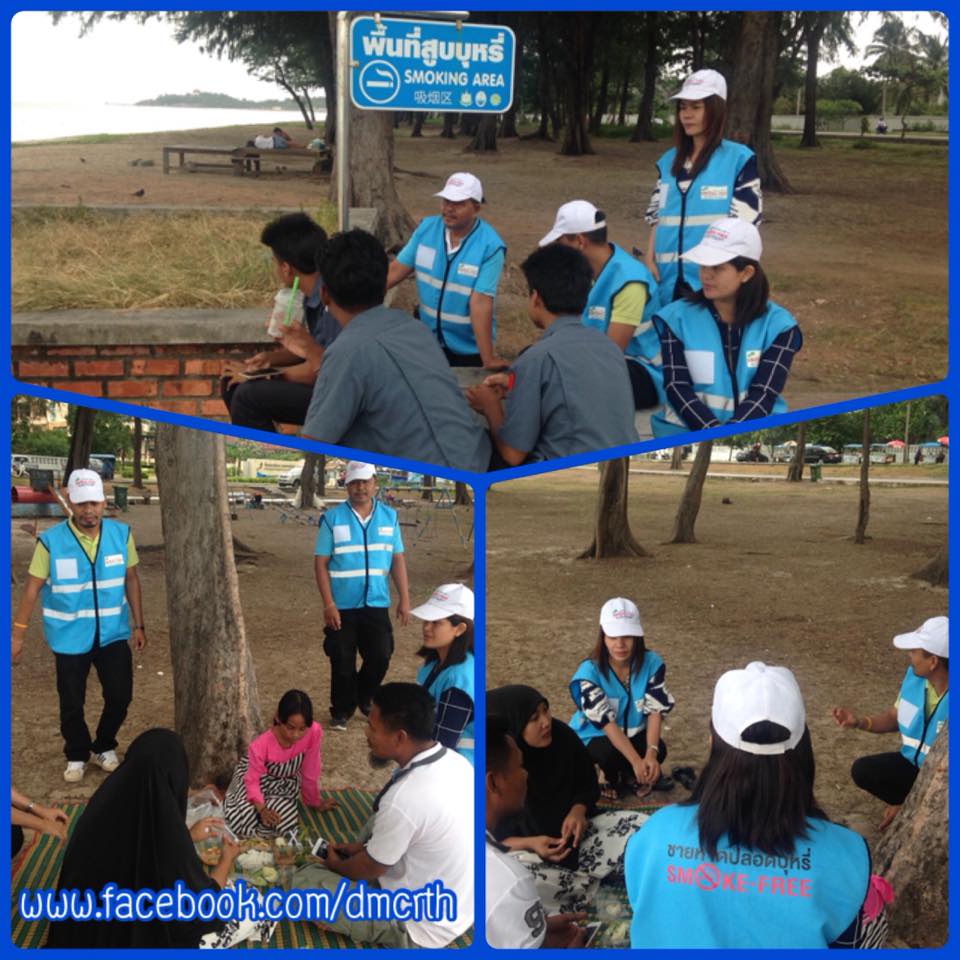 หาดชลาทัศน์ สะอาดปราศจากขยะและบุหรี่