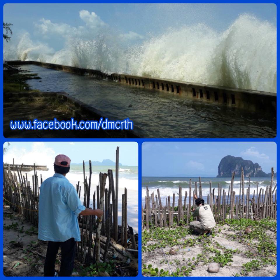 ลงพื้นที่เก็บข้อมูล แก้ปัญหากัดเซาะเมืองตรัง