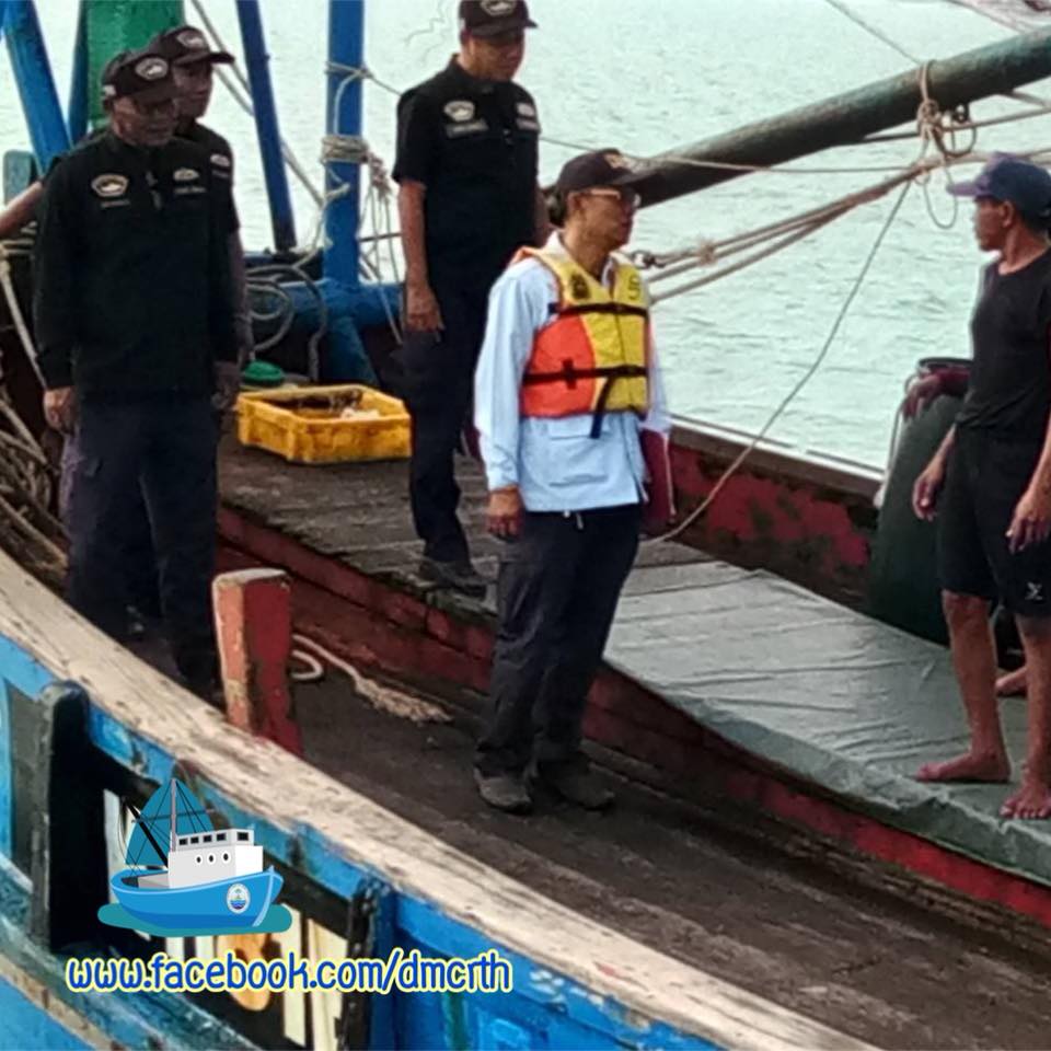 ตรวจเรือประมงสงขลา ไม่พบผิดกฎหมาย