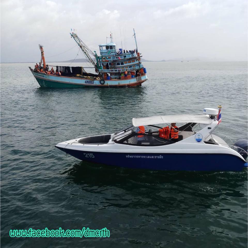 ตรวจเรือประมงชุมพร ไม่พบผิดกฎหมาย