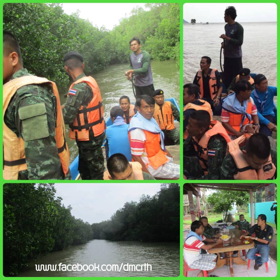สนธิกำลังตรวจพื้นที่ป่าชายเลนปะทิว ไม่พบการบุกรุก