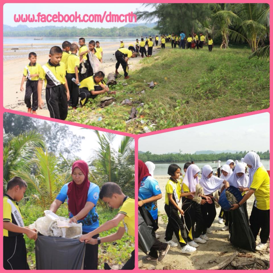 ถูกกำจัดแล้ว ขยะตกค้างหาดปากบาราสตูล