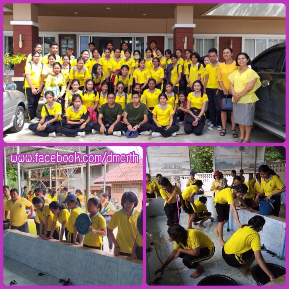 จิตอาสารุ่นเยาว์ ช่วยดูแลบ่ออนุบาลเต่าสงขลา