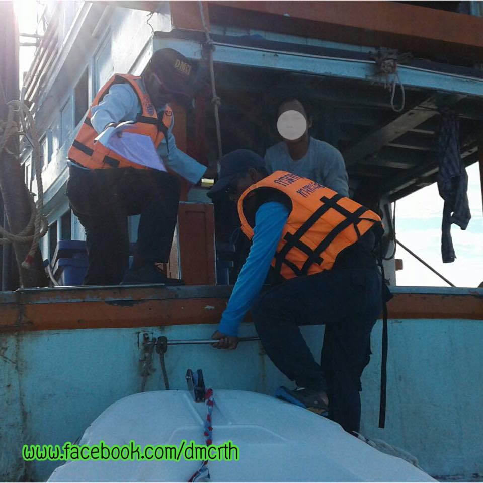 ตรวจเรือประมงพังงา ไม่พบผิดกฎหมาย