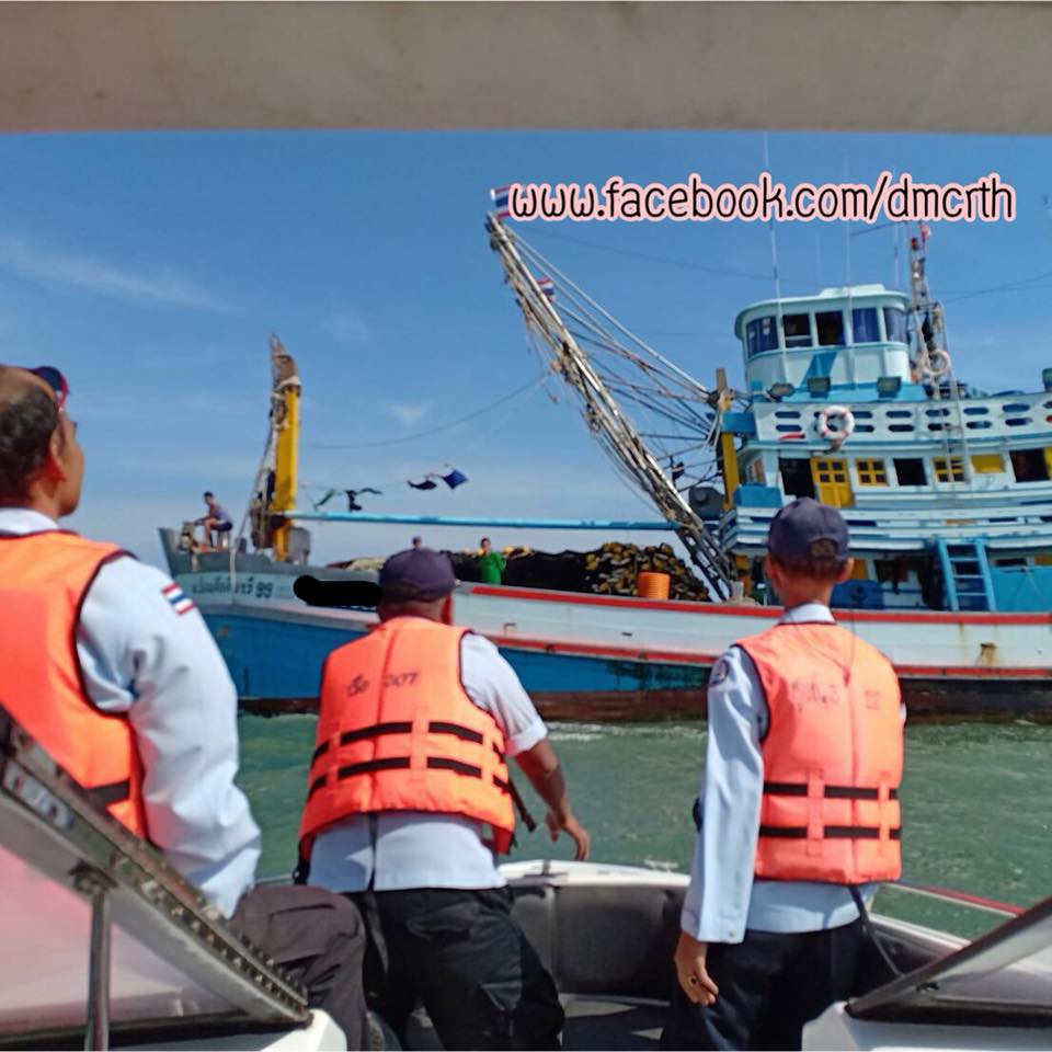 ตรวจเรือประมงชุมพร ไม่พบผิดกฎหมาย
