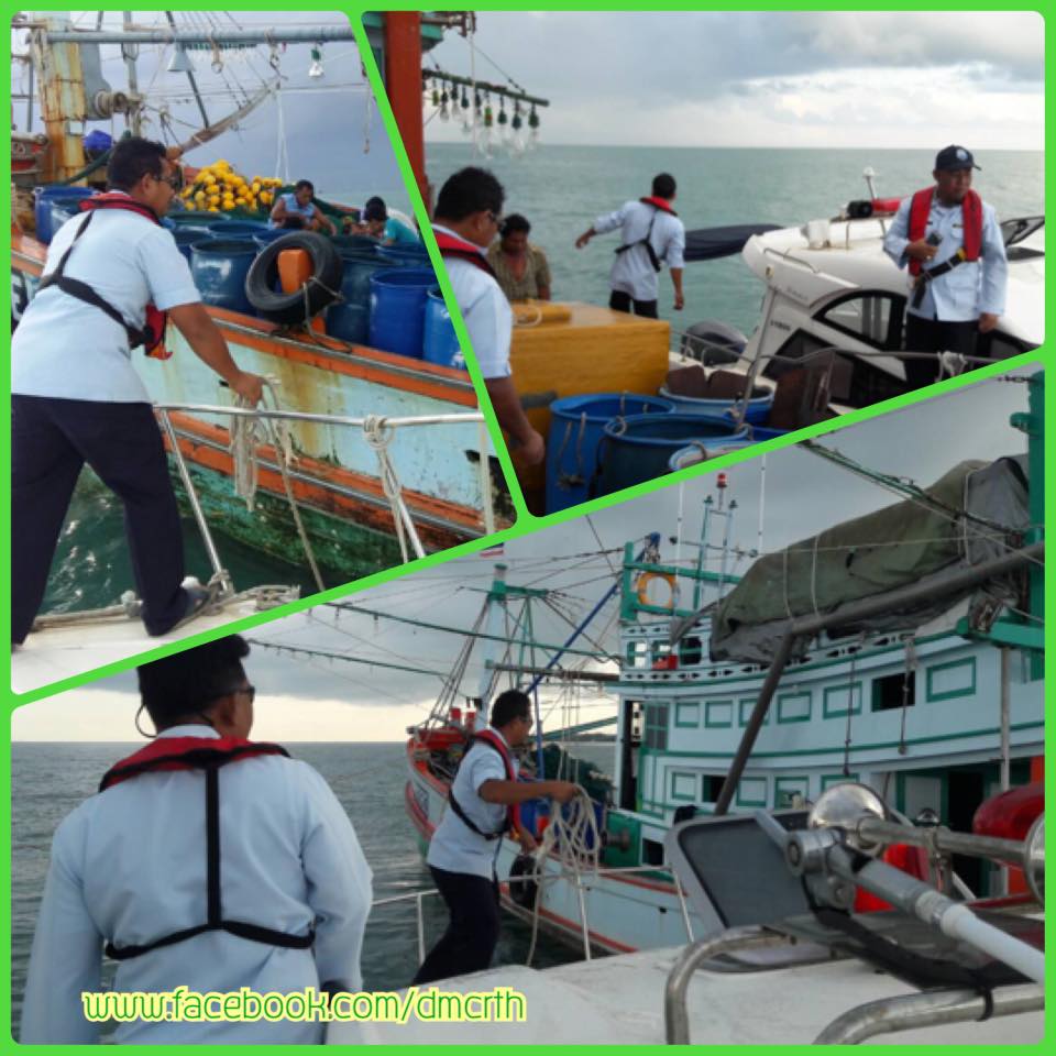 ตรวจเรือประมงปัตตานี ไม่พบผิดกฎหมาย