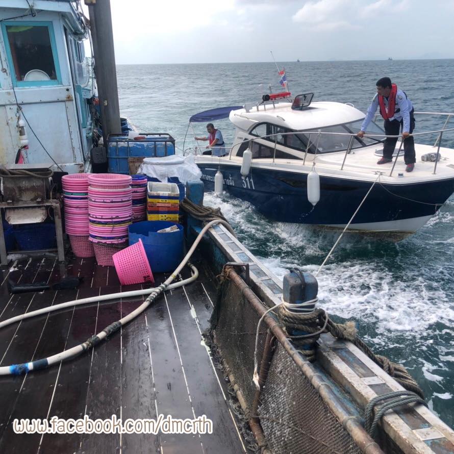 ตรวจเรือประมงประจวบฯ ไม่พบผิดกฎหมาย