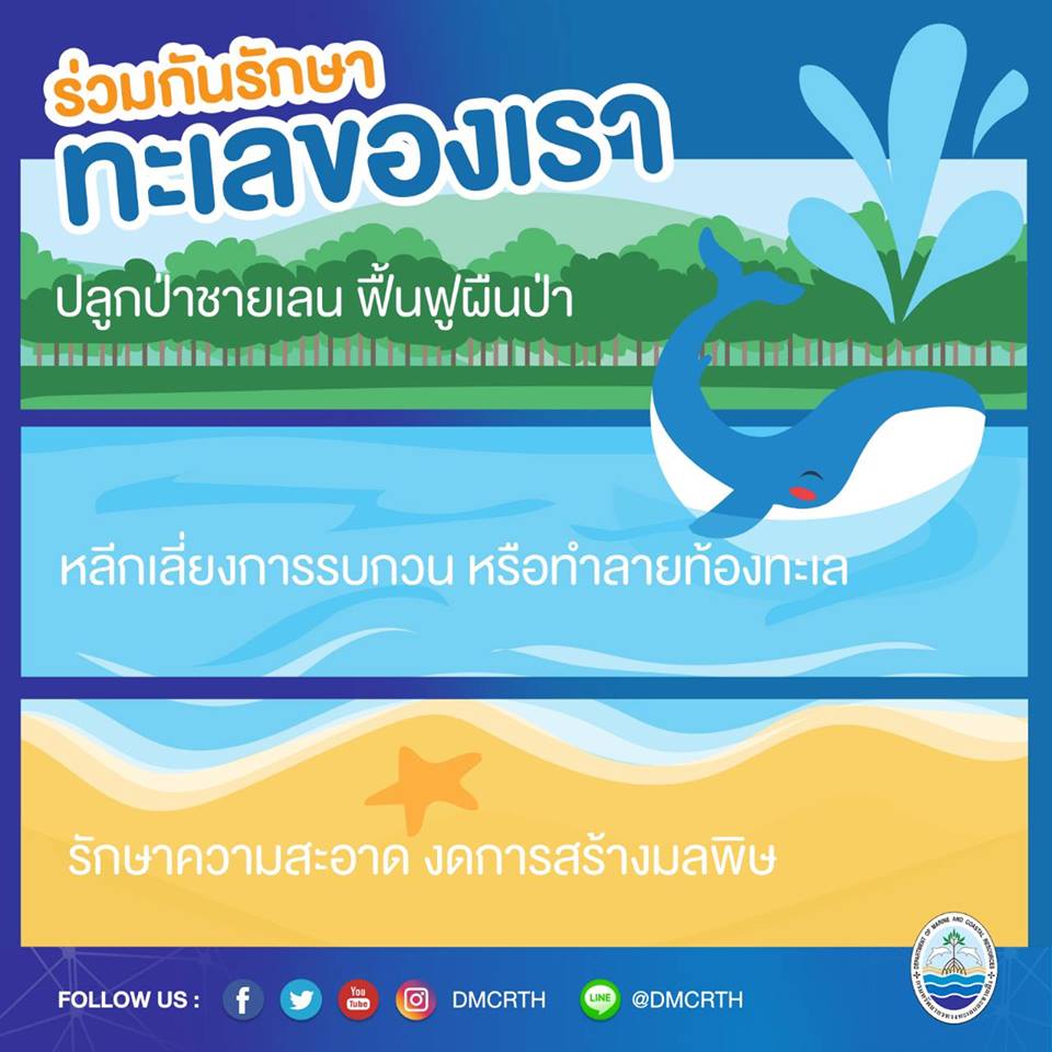 ร่วมเป็นส่วนหนึ่งของพลังรักษ์ทะเลไทยกันได้ทุกวัน