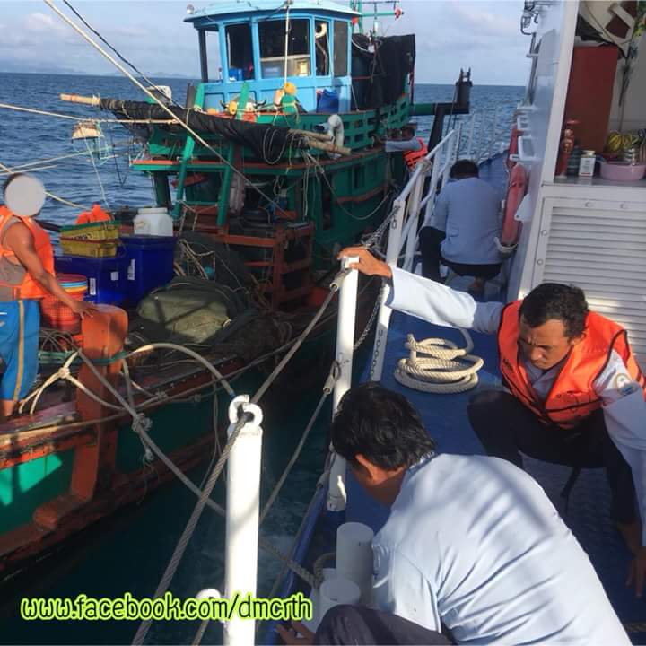 ตรวจเรือประมงสุราษฎร์ธานี ไม่พบผิดกฎหมาย