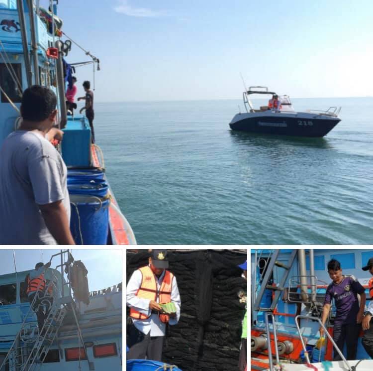 ตรวจเรือประมงรอบเกาะเต่า เอกสารครบตามระเบียบ IUU