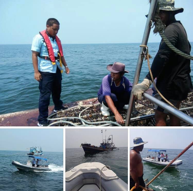 ตรวจเรือประมงสมุทรสาคร เอกสารครบตามระเบียบ IUU