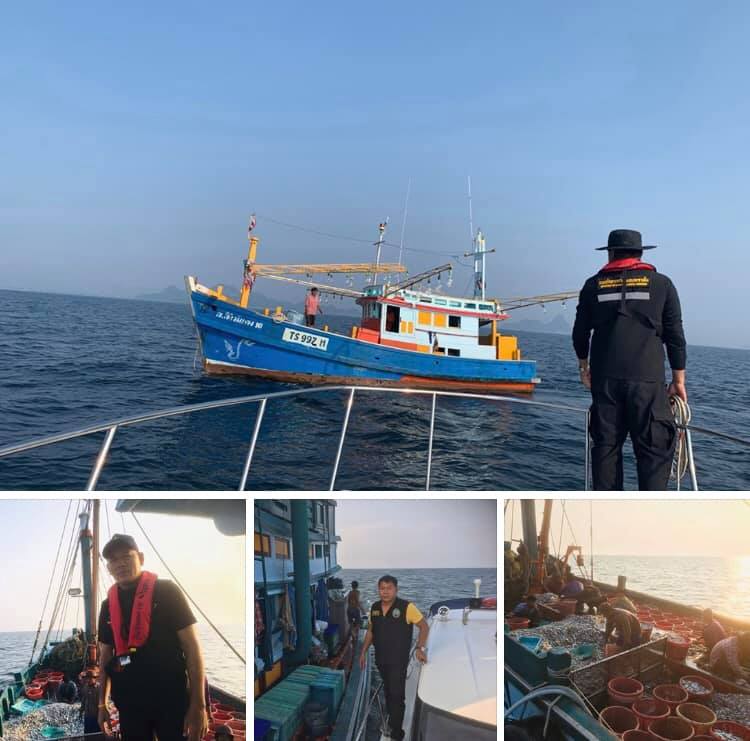 ตรวจเรือประมงเพชรบุรี/ประจวบฯ เอกสารครบตามระเบียบ IUU