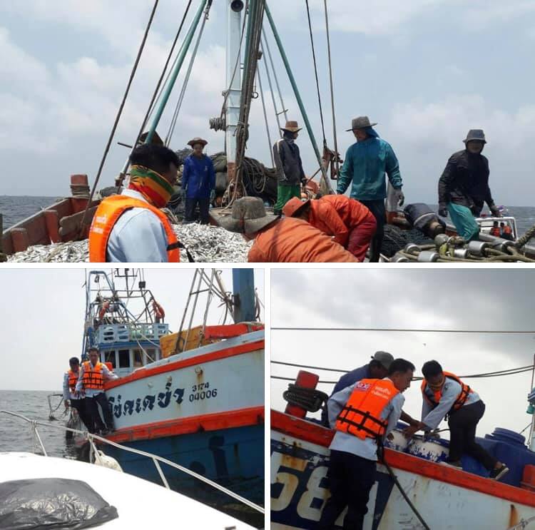 ตรวจเรือประมงสมุทรปราการ เอกสารครบตามระเบียบ IUU