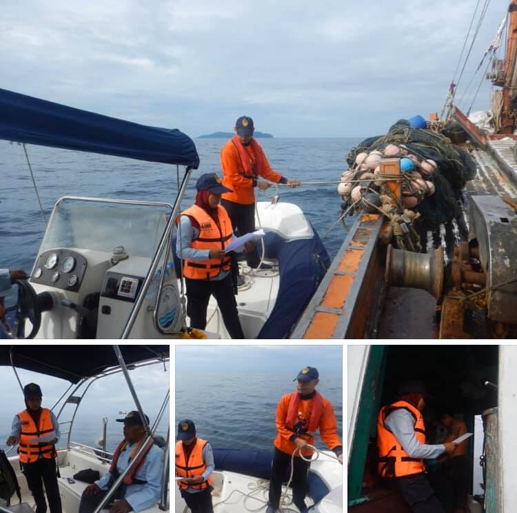 ตรวจเรือประมงทะเลตรัง เอกสารครบตามระเบียบ IUU