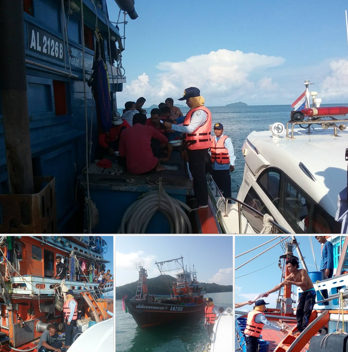 ตรวจเรือประมงสตูล เอกสารครบตามระเบียบ IUU"