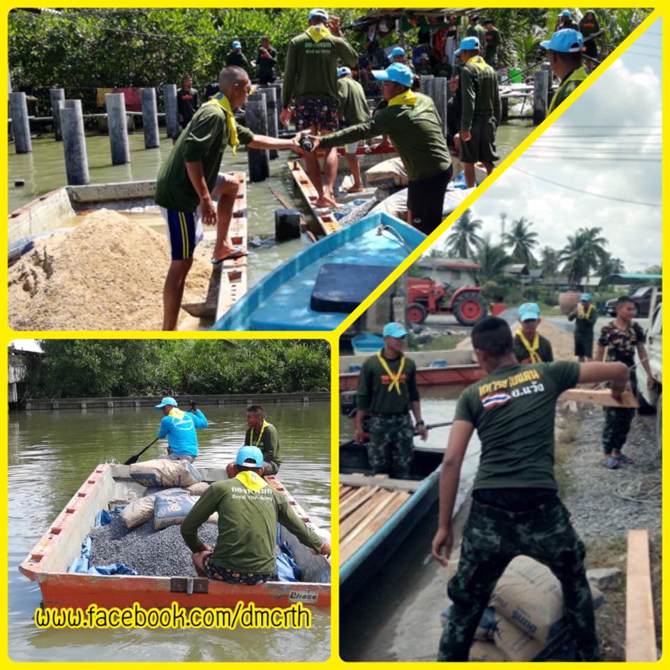 สร้างบ้านให้พี่น้องบ้านปากทะเล ที่รับผลจากปาบึก