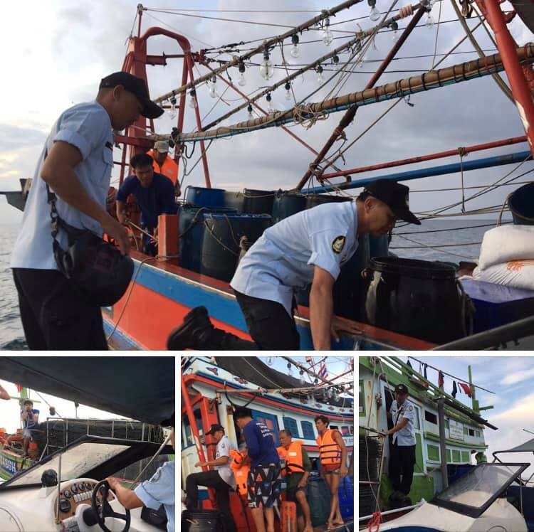 ตรวจเรือประมงจันทบุรี เอกสารครบตามระเบียบ IUU