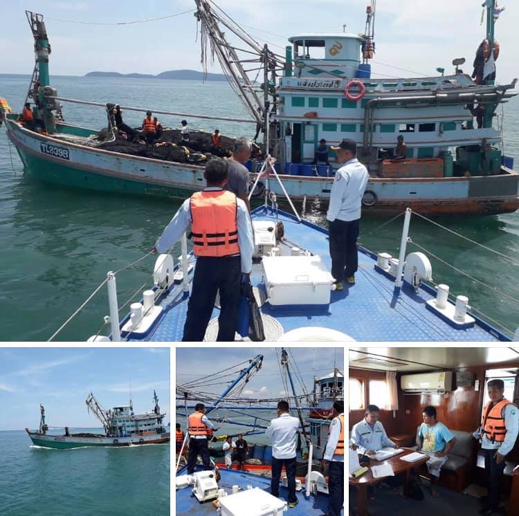 ตรวจเรือประมงเกาะมาตรา เอกสารครบตามระเบียบ IUU