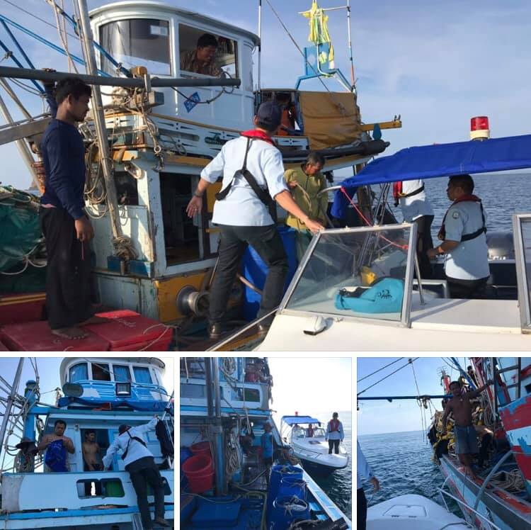 ตรวจเรือประมงเพชรบุรี/ประจวบ เอกสารครบตามระเบียบ IUU