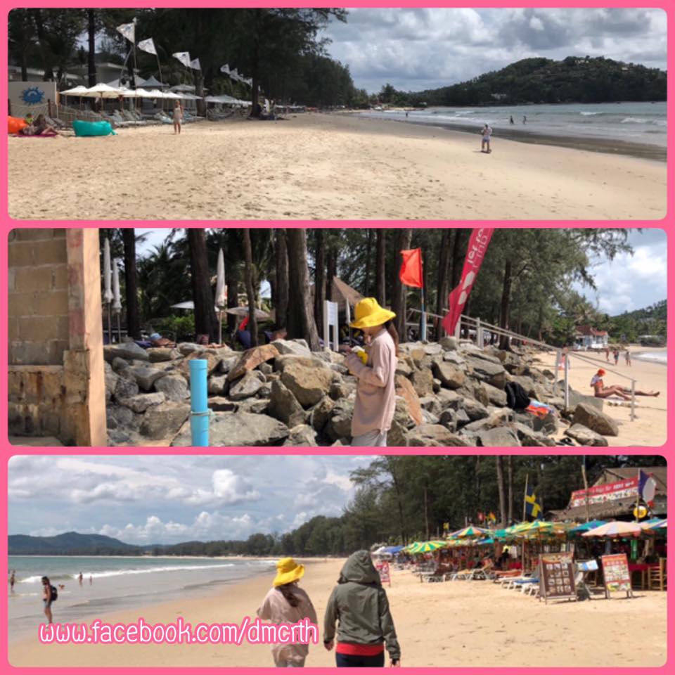 สถานภาพชายฝั่งชายหาดบางเทา เกือบเข้าสู่สมดุล