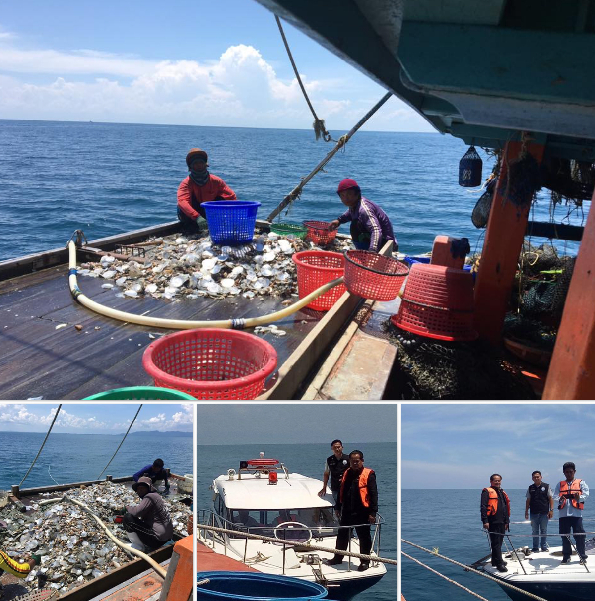 ตรวจเรือประมงหมู่เกาะอ่างทอง เอกสารครบตามระเบียบ IUU
