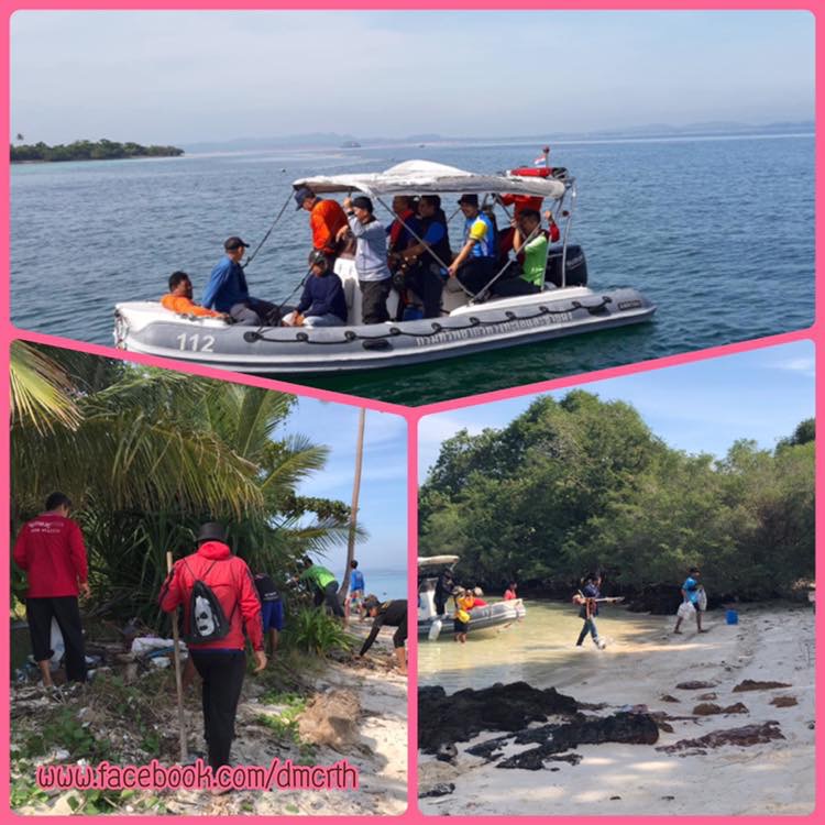 ช่วยกันฟื้นฟูชายหาดเกาะทะลุ เก็บขยะสะสมออกจากพื้นที่