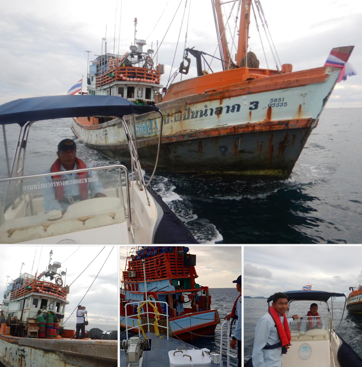 ตรวจเรือประมงตรัง เอกสารครบตามระเบียบ IUU